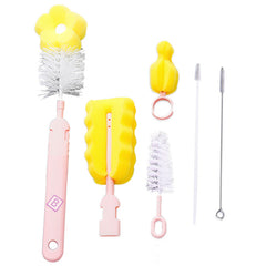 Silicone Baby Milk Bottle Cleaning Brush (Pink)