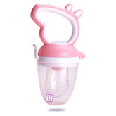 Baby Feeding Fruit Nibbler for Baby (Pink)
