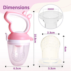 Baby Feeding Fruit Nibbler for Baby (Pink)