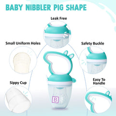 Baby Feeding Fruit Nibbler for Baby (Blue)