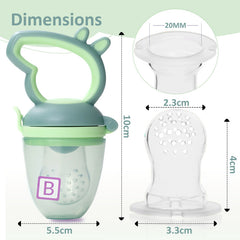 Baby Feeding Fruit Nibbler for Baby (Green)