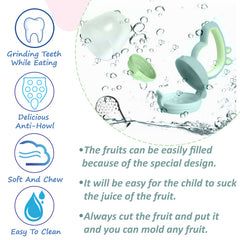 Baby Feeding Fruit Nibbler for Baby (Green)