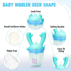 Baby Feeding Fruit Nibbler for Baby (Sky Blue)