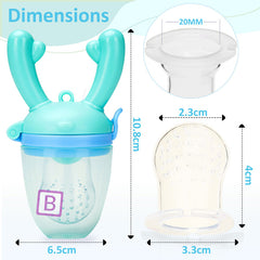 Baby Feeding Fruit Nibbler for Baby (Sky Blue)