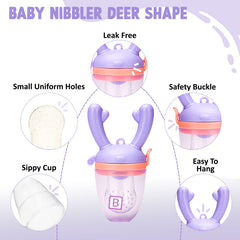 Baby Feeding Fruit Nibbler for Baby (Purple)