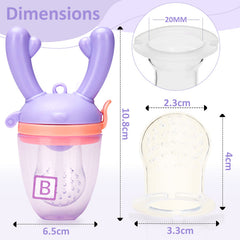 Baby Feeding Fruit Nibbler for Baby (Purple)