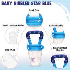 Baby Feeding Fruit Nibbler for Baby (Blue)