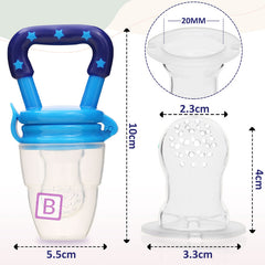 Baby Feeding Fruit Nibbler for Baby (Blue)