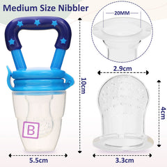 Baby Feeding Fruit Nibbler for Baby (Blue)