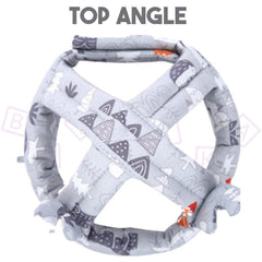 Baby Anty Fall Head Protector Cap (forest Grey)