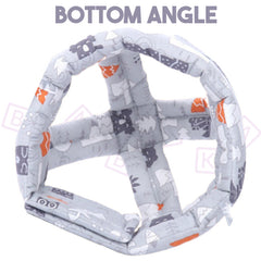 Baby Anty Fall Head Protector Cap (forest Grey)