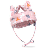 Baby Anty Fall Head Protector Cap (forest Pink)