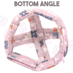 Baby Anty Fall Head Protector Cap (forest Pink)