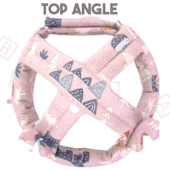 Baby Anty Fall Head Protector Cap (forest Pink)