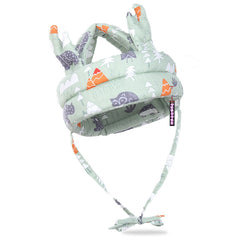 Baby Anty Fall Head Protector Cap (forest Green)