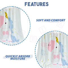 Baby Essential Multipurpose Blanket for Baby (Unicorn)