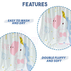 Baby Essential Multipurpose Blanket for Baby (Unicorn)