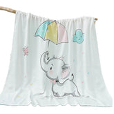Baby Essential Multipurpose Blanket for Baby (Umbrella Elephant)