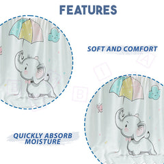 Baby Essential Multipurpose Blanket for Baby (Umbrella Elephant)