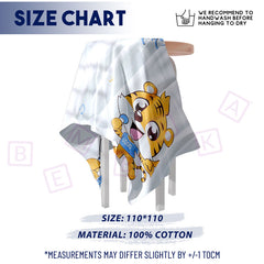 Baby Essential Multipurpose Blanket for Baby (Happy Tiger)