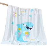 Baby Essential Multipurpose Blanket for Baby (Ice Cream Shark)