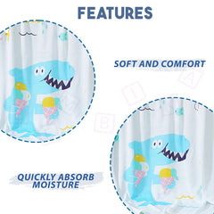 Baby Essential Multipurpose Blanket for Baby (Ice Cream Shark)