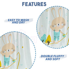 Baby Essential Multipurpose Blanket for Baby (Moon Rabbit)