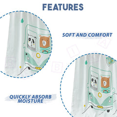 Baby Essential Multipurpose Blanket for Baby (Panda Car)