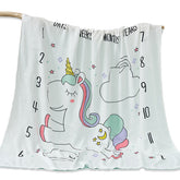 Baby Essential Multipurpose Blanket for Baby (Rainbow Horse)