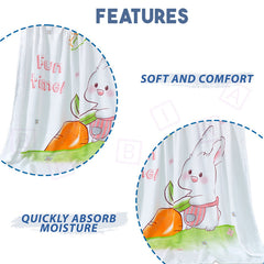 Baby Essential Multipurpose Blanket for Baby (Radish Rabbit)