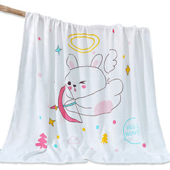 Baby Essential Multipurpose Blanket for Baby (Angel Rabbit)