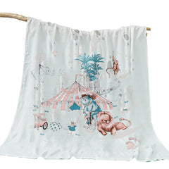Baby Essential Multipurpose Blanket for Baby (Elephant Circus)