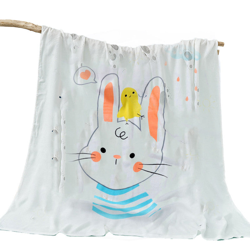 Baby Essential Multipurpose Blanket for Baby (Pure Bamboo Chicken Rabbit)