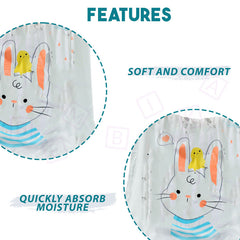 Baby Essential Multipurpose Blanket for Baby (Pure Bamboo Chicken Rabbit)