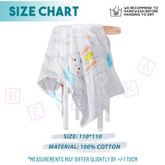 Baby Essential Multipurpose Blanket for Baby (Pure Bamboo Chicken Rabbit)