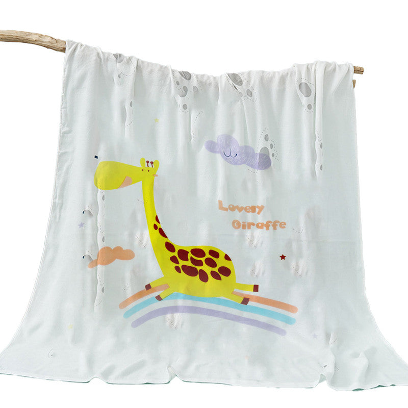 Baby Essential Multipurpose Blanket for Baby (Pure Bamboo Yellow Dinosaur)