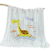 Baby Essential Multipurpose Blanket for Baby (Pure Bamboo Yellow Dinosaur)