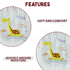 Baby Essential Multipurpose Blanket for Baby (Pure Bamboo Yellow Dinosaur)