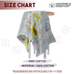 Baby Essential Multipurpose Blanket for Baby (Pure Bamboo Yellow Dinosaur)