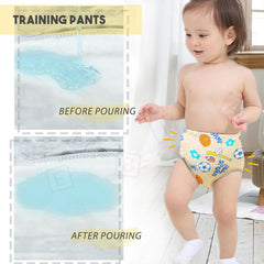 Waterproof Breathable Cotton Potty Training Pants for Babies (Baseball)