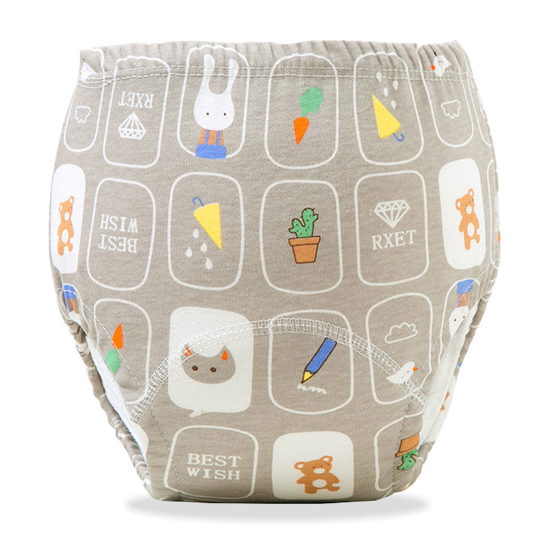 Waterproof Breathable Cotton Potty Training Pants for Babies (Bunny Bear)