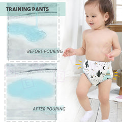 Waterproof Breathable Cotton Potty Training Pants for Babies (Cactus)