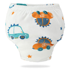 Waterproof Breathable Cotton Potty Training Pants for Babies (Car)