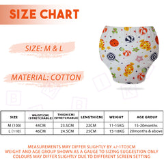Waterproof Breathable Cotton Potty Training Pants for Babies (Colorful Candy)