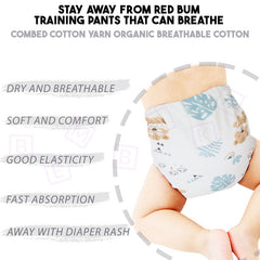 Waterproof Breathable Cotton Potty Training Pants for Babies (Cute Tiger)