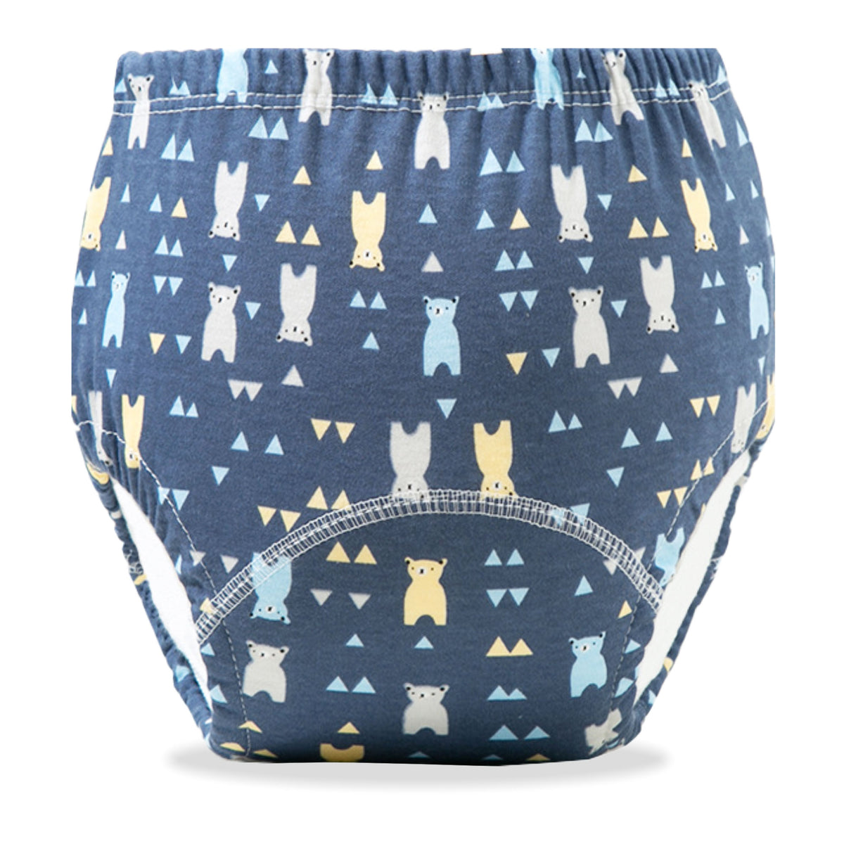 Waterproof Breathable Cotton Potty Training Pants for Babies (Blue Bears)