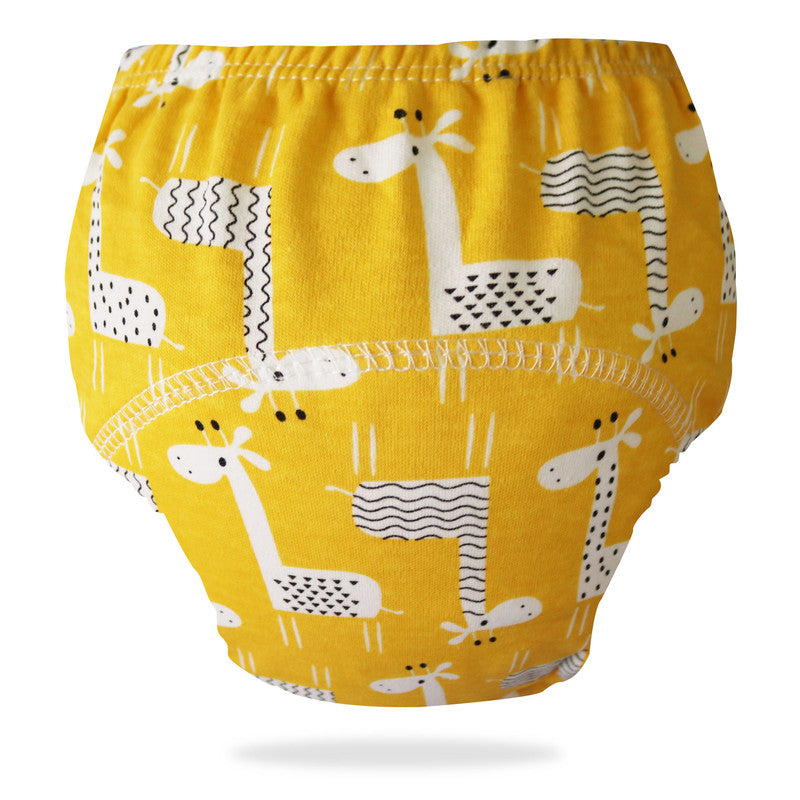 Waterproof Breathable Cotton Potty Training Pants for Babies (Giraffe)