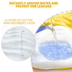 Waterproof Breathable Cotton Potty Training Pants for Babies (Giraffe)