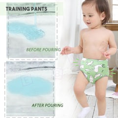 Waterproof Breathable Cotton Potty Training Pants for Babies (Blue Pineapple)