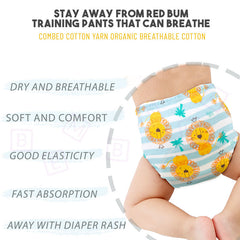 Waterproof Breathable Cotton Potty Training Pants for Babies (Lion)